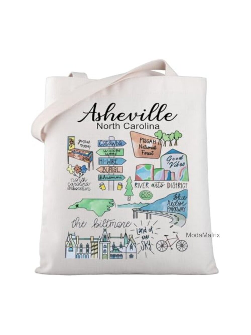 Waterproof Canvas Tote Bag Large Shoulder Bag Reusable Shopping Bag